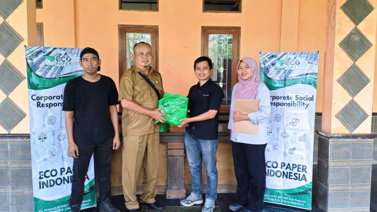 Program CSR Ramadan, PT Eco Paper Indonesia Berbagi Ratusan Sembako untuk Masyarakat Sekitar