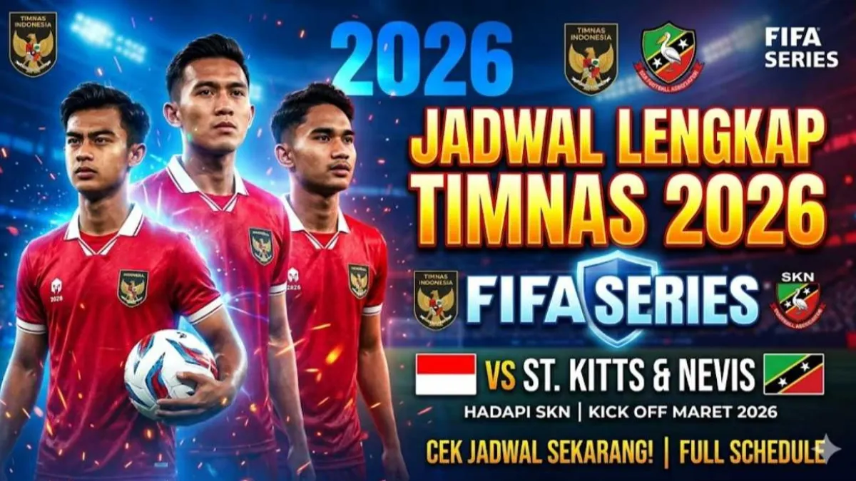 Timnas Indonesia Hadapi Saint Kitts and Nevis di FIFA Series 2026, Debut Pelatih Baru Dimulai