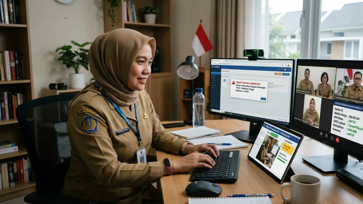 WFH ASN Setiap Jumat Dipastikan Bukan Libur, Pemerintah Terapkan Pengawasan Ketat