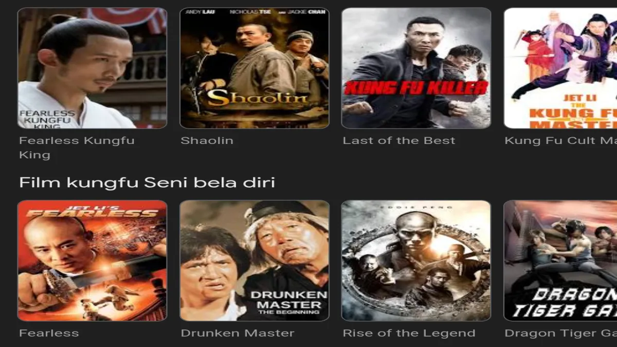 Daftar Film Kungfu Terbaik 2026 dari Dulu Sampai Sekarang, Wajib Ditonton