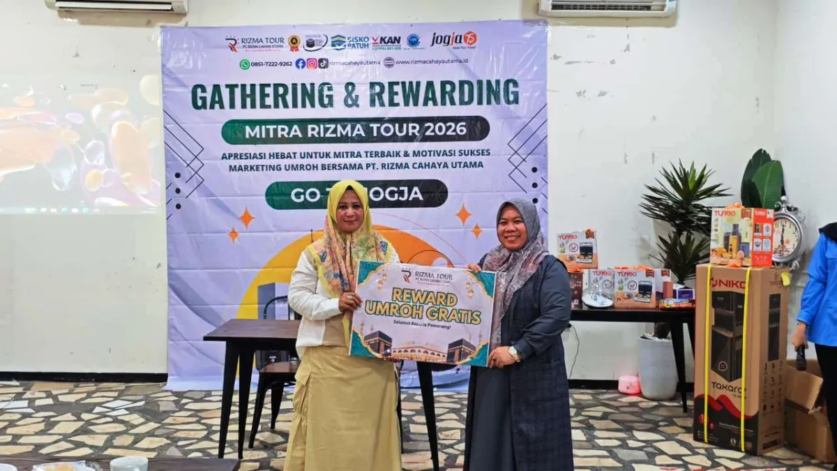 Mitra Asal Parongpong Raih Reward Umrah Gratis dari Rizma Tour, Bukti Dedikasi Bawa Jamaah