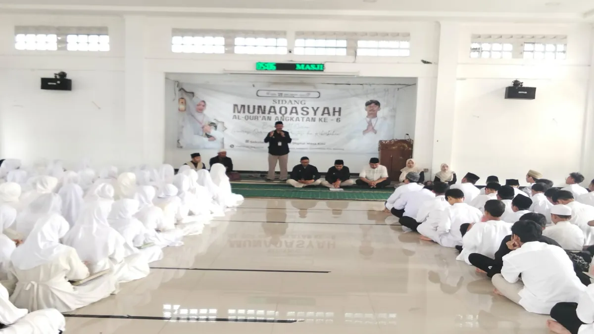 Sidang Munaqosah Al-Qur’an Angkatan ke-6 SMP Telkom Bandung: 148 Siswa Ikuti Ujian Hafalan