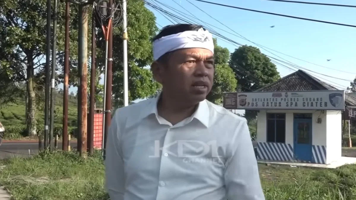 Dedi Mulyadi Tertibkan Spanduk dan Papan Villa di Kawasan Ciater
