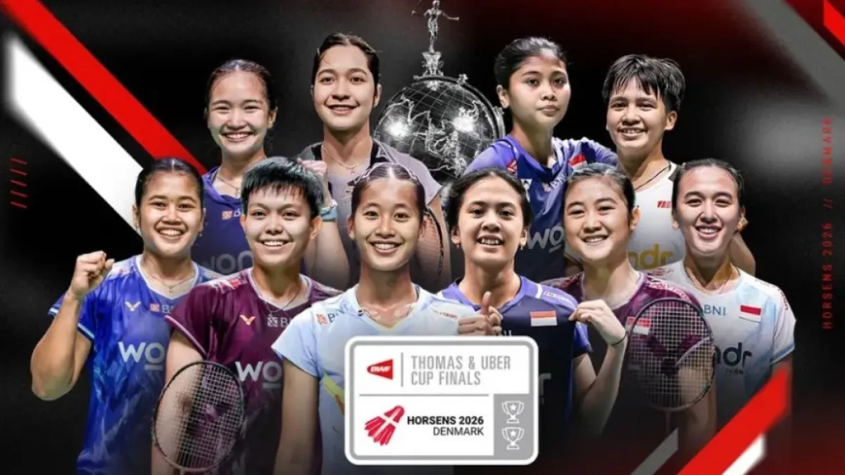 Jadwal dan Live Streaming Perempat Final Uber Cup 2026: Indonesia vs Denmark