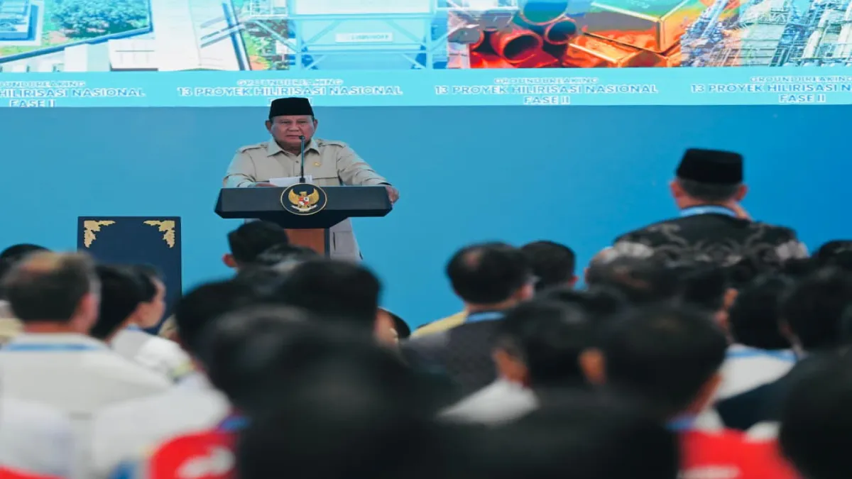Presiden Prabowo: Hilirisasi Nasional Harus Berbasis Teknologi Terbaik, Utamakan Manfaat untuk Rakyat