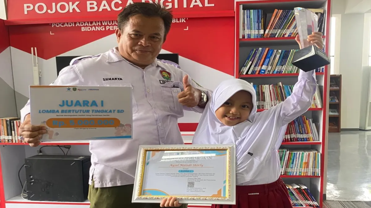 Aysel Melodi Shirly Harumkan SDN Ciheuleut, Raih Juara 1 Lomba Bertutur Tingkat SD 2026