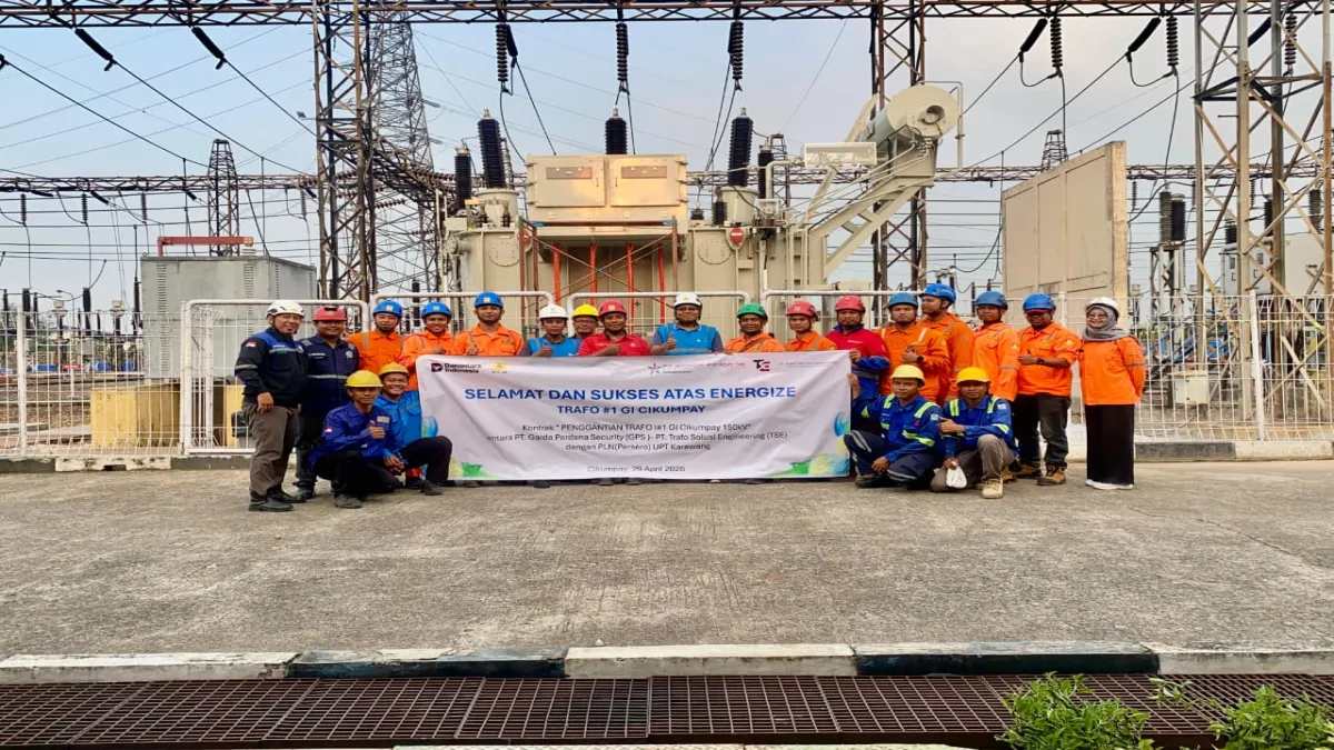 Momentum Hari Buruh, PLN UIT JBT Perkuat Keandalan Listrik Lewat Penggantian Trafo GI Cikumpay