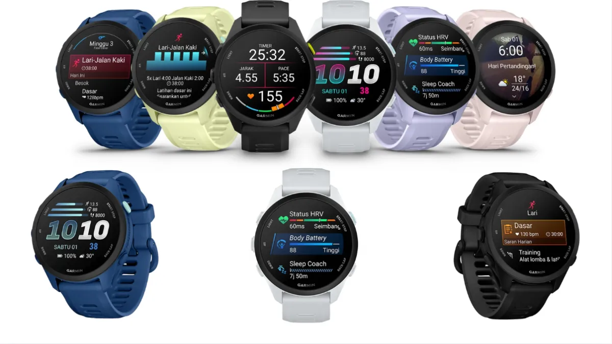 Spesifikasi Garmin Forerunner 70 dan 170, Smartwatch Lari untuk Pemula hingga Menengah