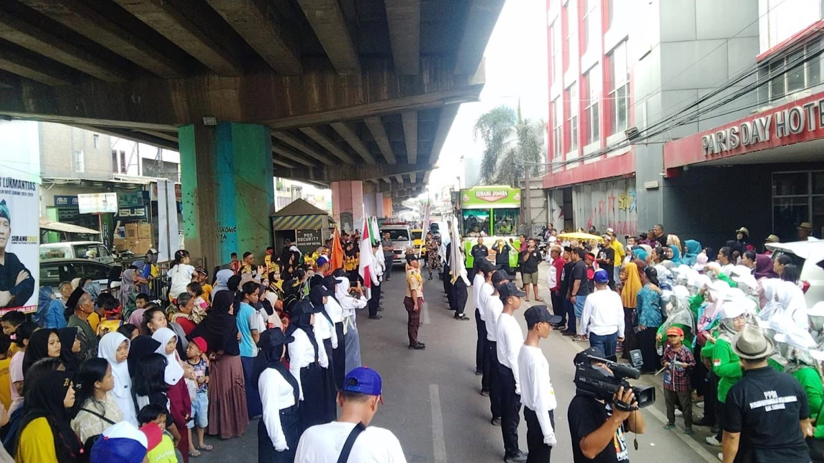 Kirab Pataka Meriahkan Hari Jadi Kecamatan Pamanukan ke-114