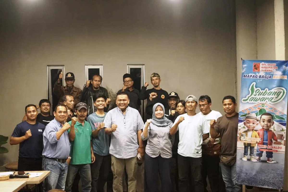 Relawan Jokowi Dukung Niko Dampingi Ruhimat di Pilkada Subang