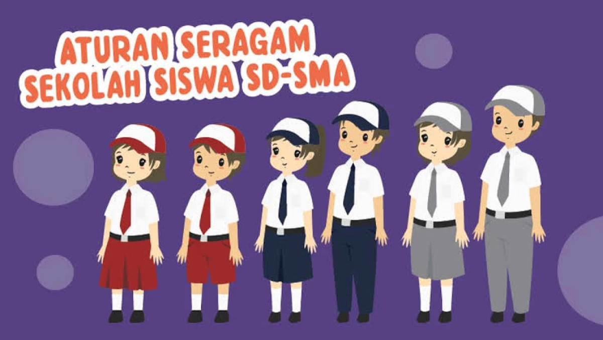 Aturan Baru! Penggunaan Seragam Bagi Siswa/Siswi SD, SMP, SMA dan SMK Sederajat.