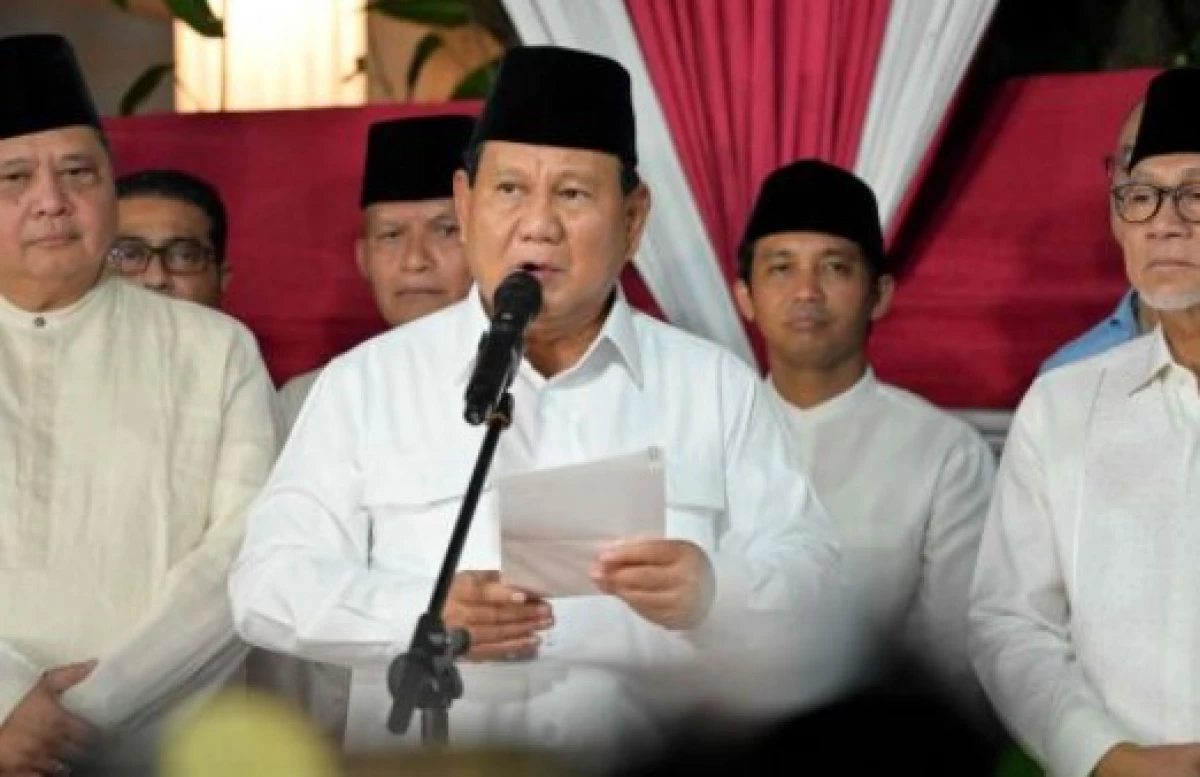 Rangkuman Isi Pidato Prabowo Subianto Terkait Hasil Pilpres 2024 yang Telah Ditetapkan oleh KPU