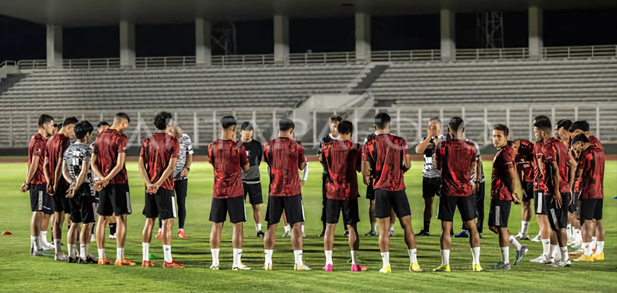 Timnas Indonesia Gelar Latihan Perdana Jelang Lawan Vietnam, Empat Pemain Absen