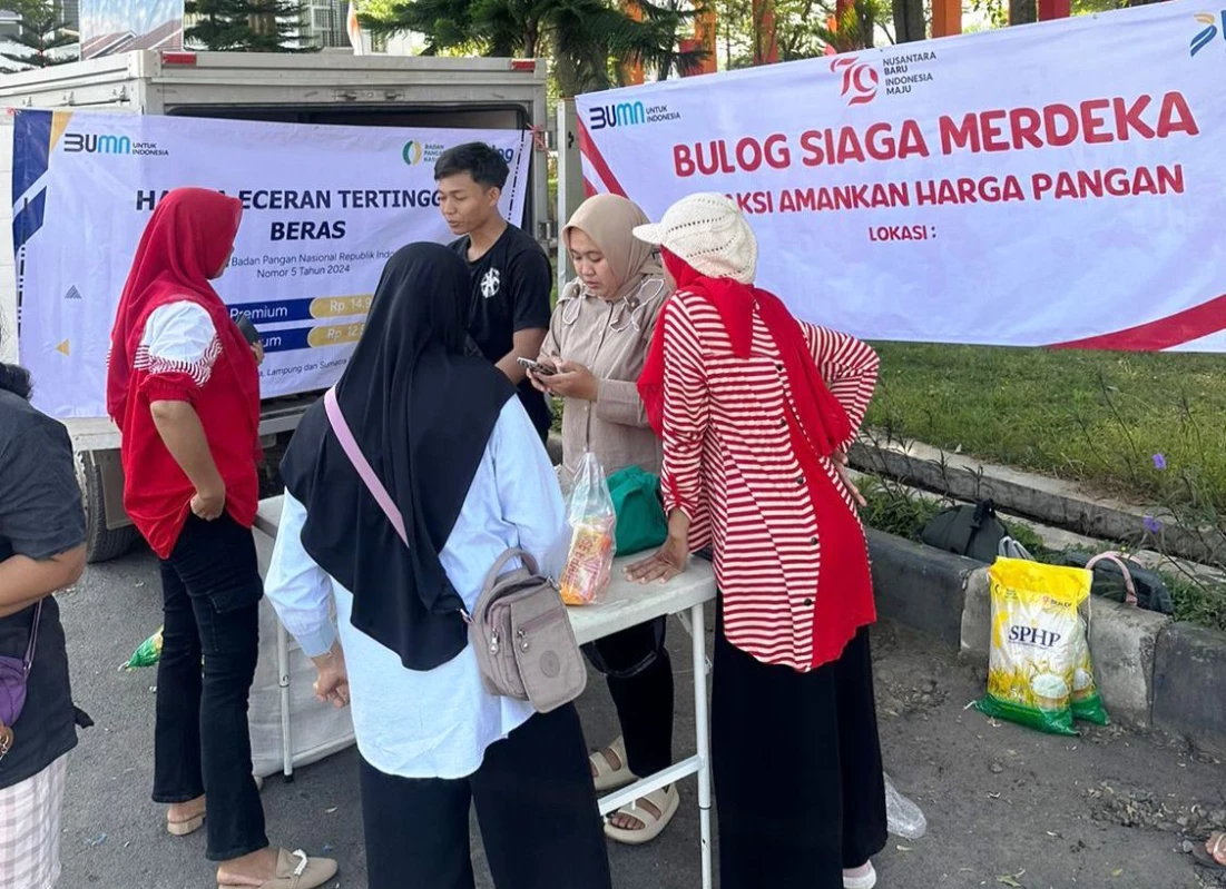 Pasar Murah Bulog Siaga Dukung Ketersediaan Pangan, Jaga Keterjangkauan Harga bagi Masyarakat Subang