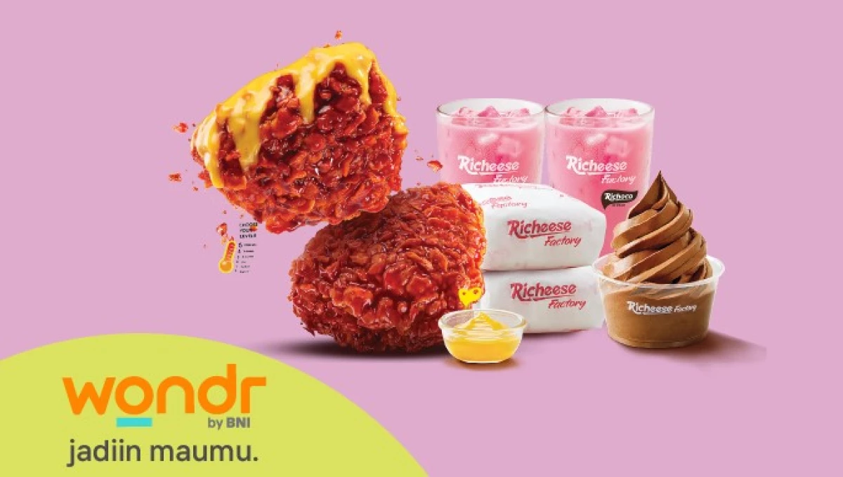 Buruan Serbu Promo Richeese Factory, 2 Paket Combo Fire Chicken Cuma Rp78.000 aja!