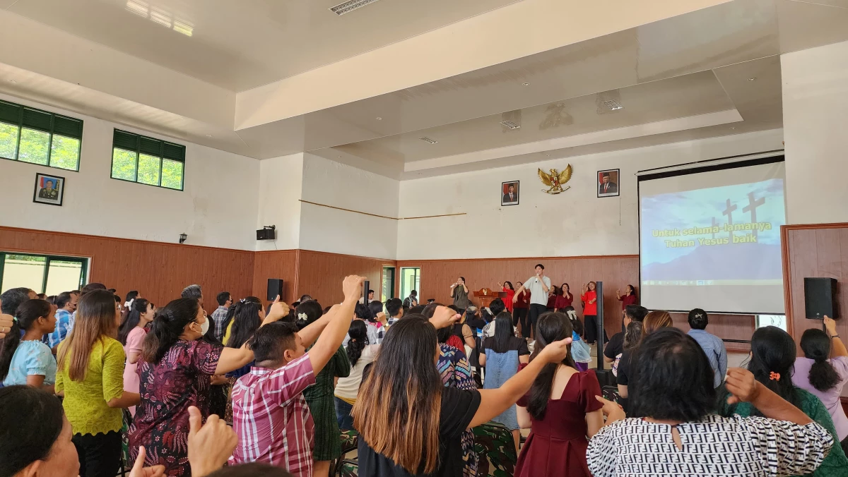 Yonif 312/Kala Hitam Bantu Umat Nasrani di Kabupaten Subang dengan Fasilitasi Tempat Ibadah
