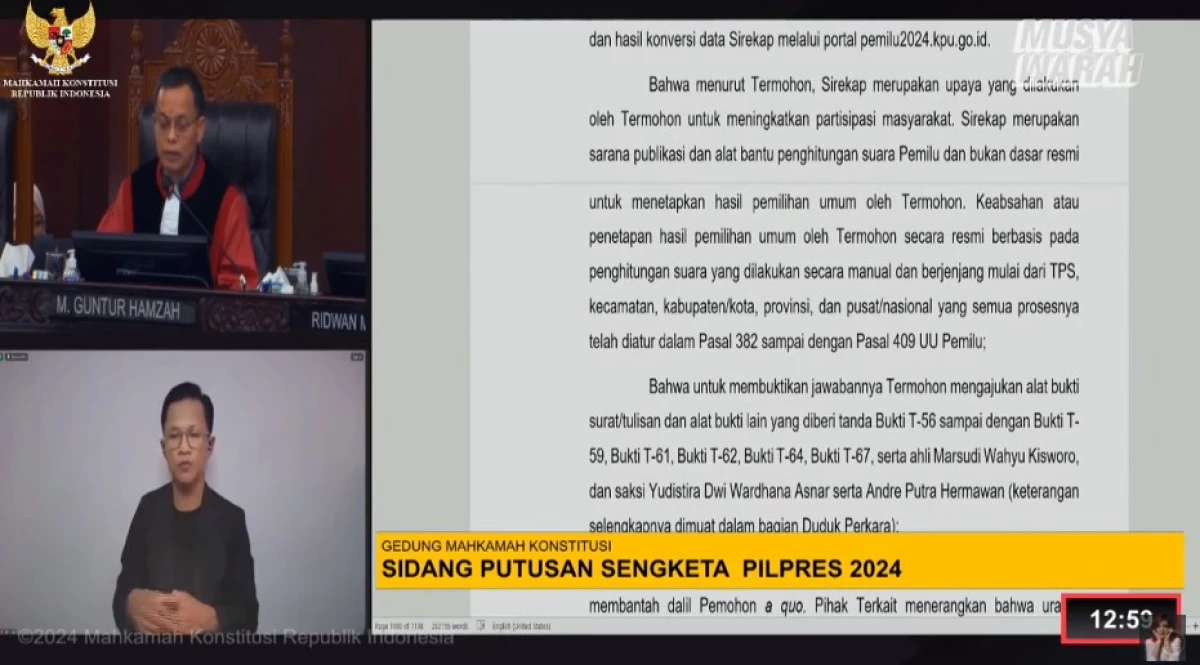 Hasil Sidang Sengketa Pilpres 2024: Permohonan Anies-Muhaimin Ditolak MK