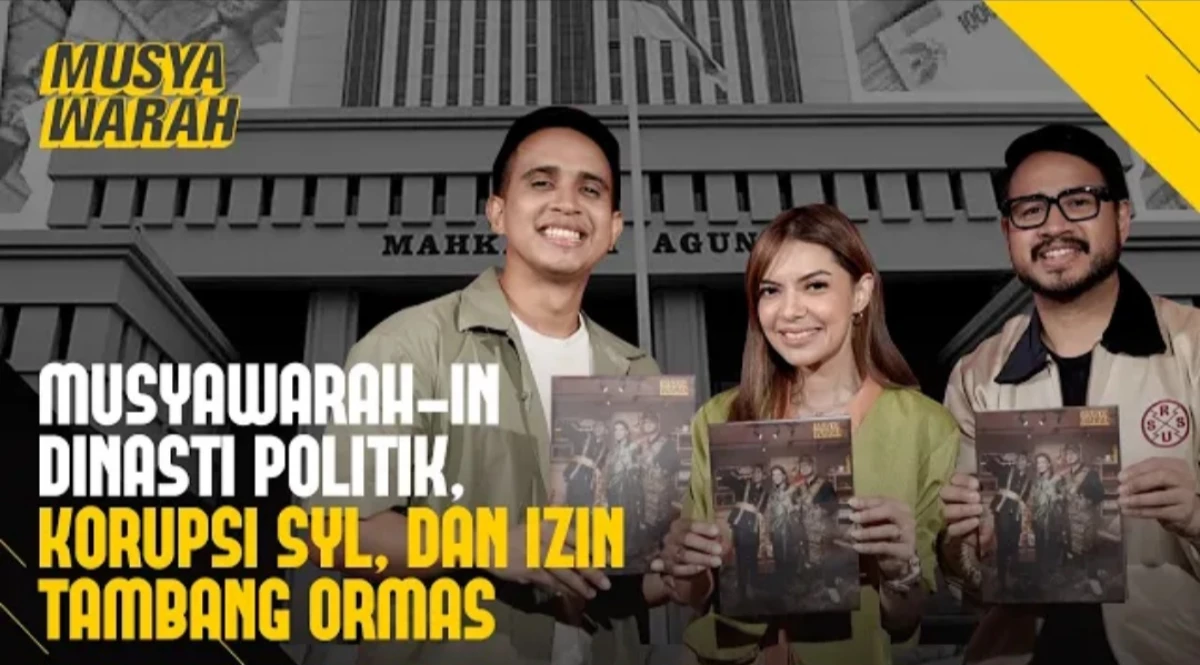 Diskusi Dinasti Politik, Korupsi SYL, dan Izin Tambang oleh Ormas di Acara Musyawarah