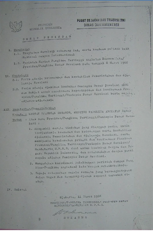 Apa Itu Supersemar? Instrumen Kontroversial dalam Peralihan Kekuasaan di Indonesia