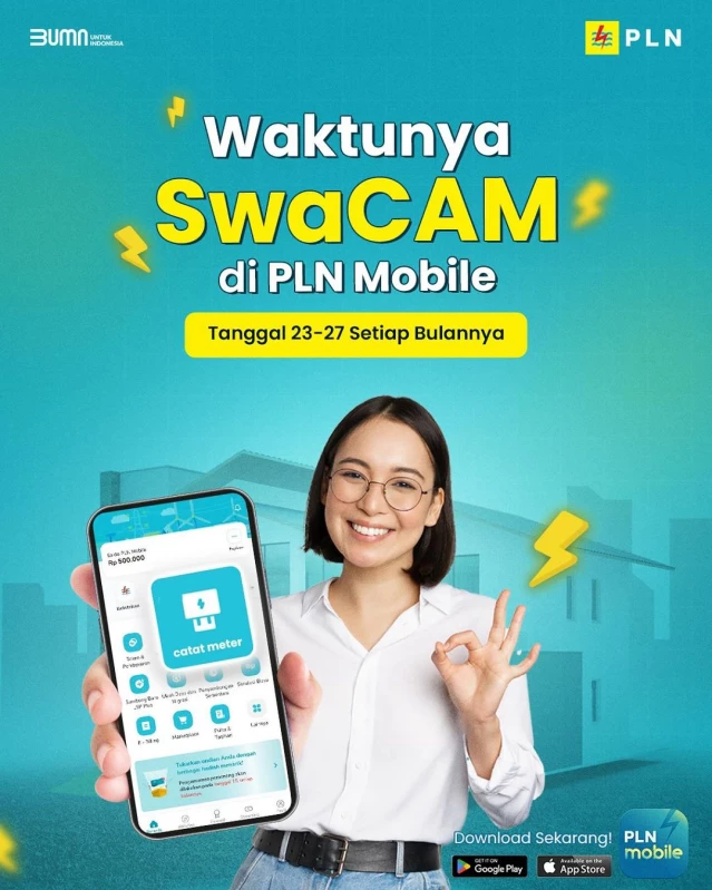 PLN Purwakarta Ajak Pelanggan Manfaatkan Catat Meter Mandiri (Swacam) di Aplikasi PLN Mobile