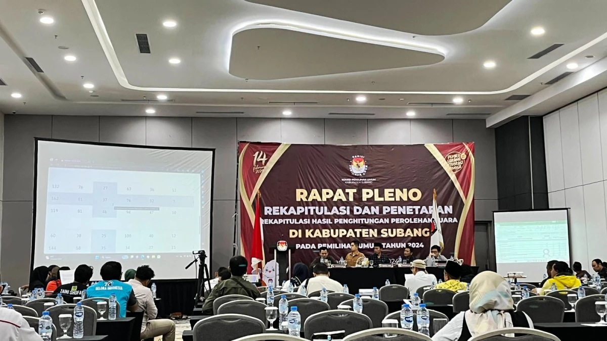 Rekapitulasi Suara Pemilu di Subang Belum Selesai, Ada Perbaikan Data