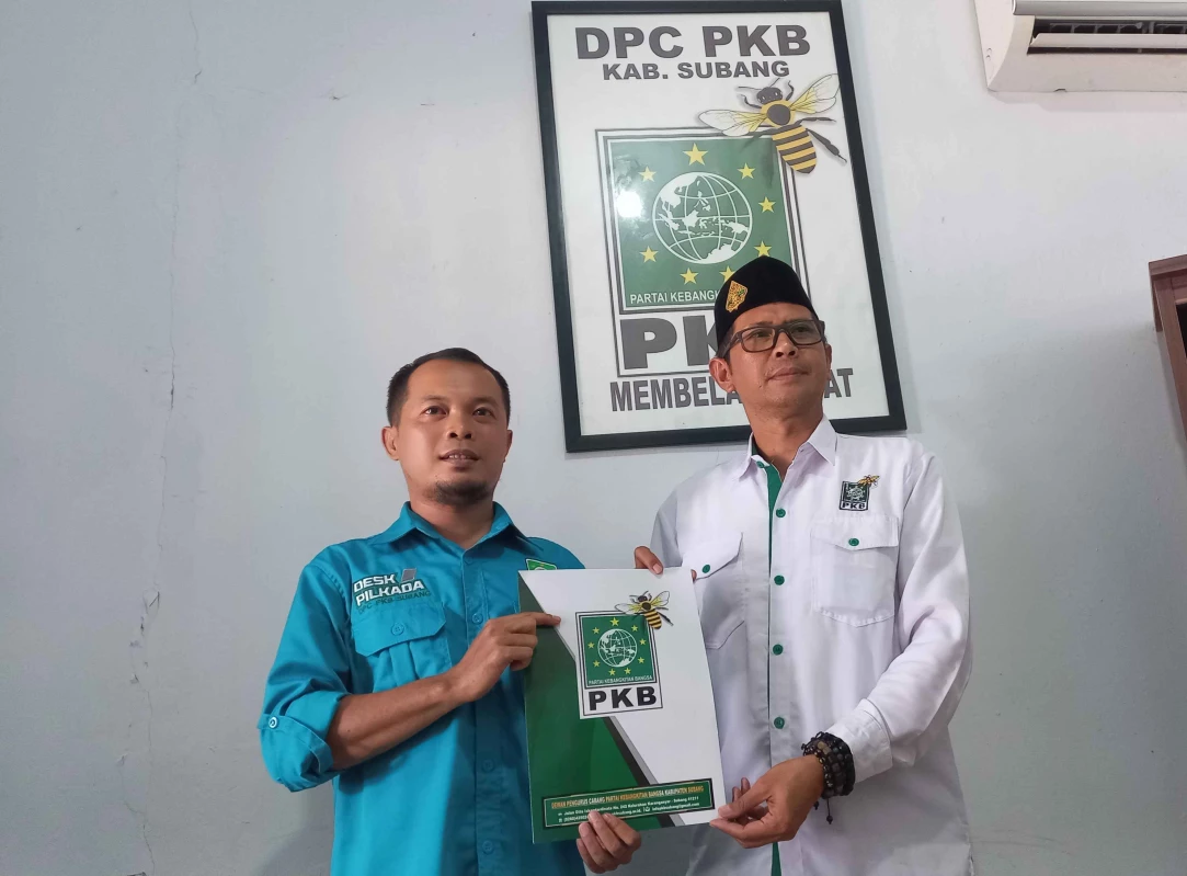 Kades Jalancagak Indra Zainal Alim Resmi Daftar Bakal Calon Bupati dari PKB