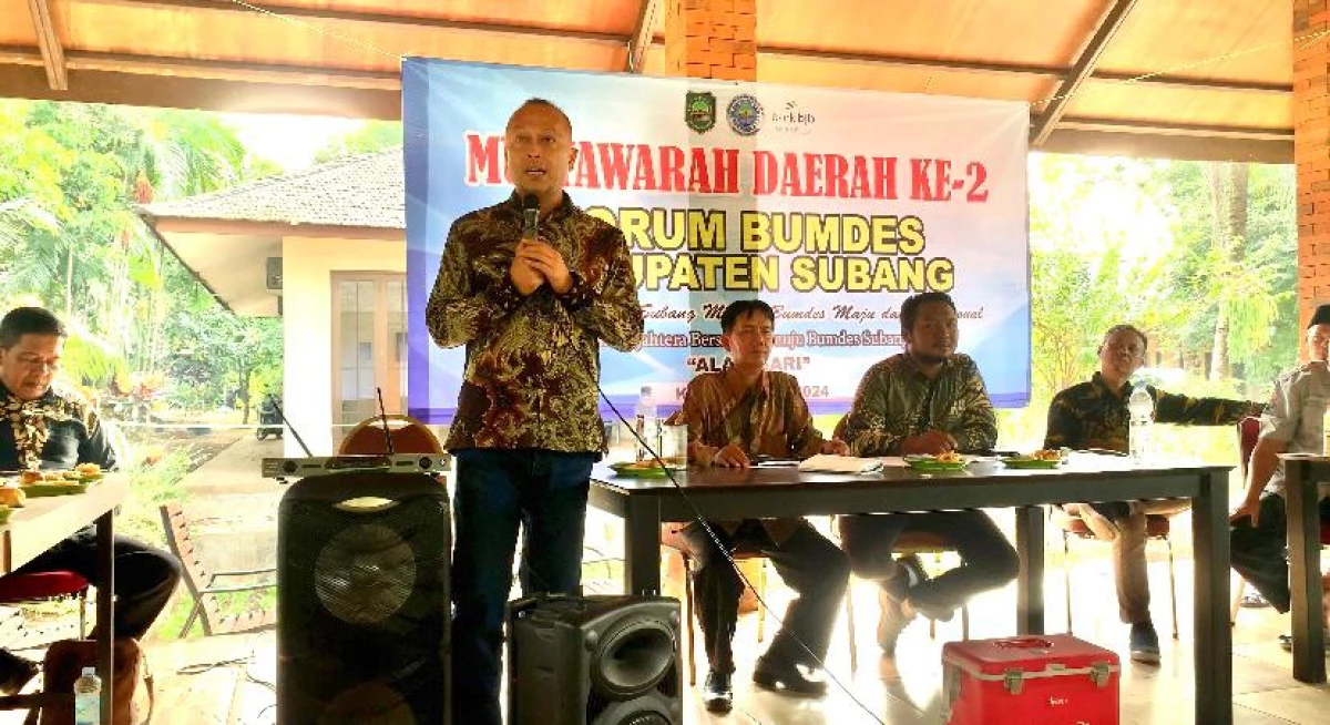 Resmi, Bos Urip Terpilih sebagai Ketua Forum Bumdes Kabupaten Subang