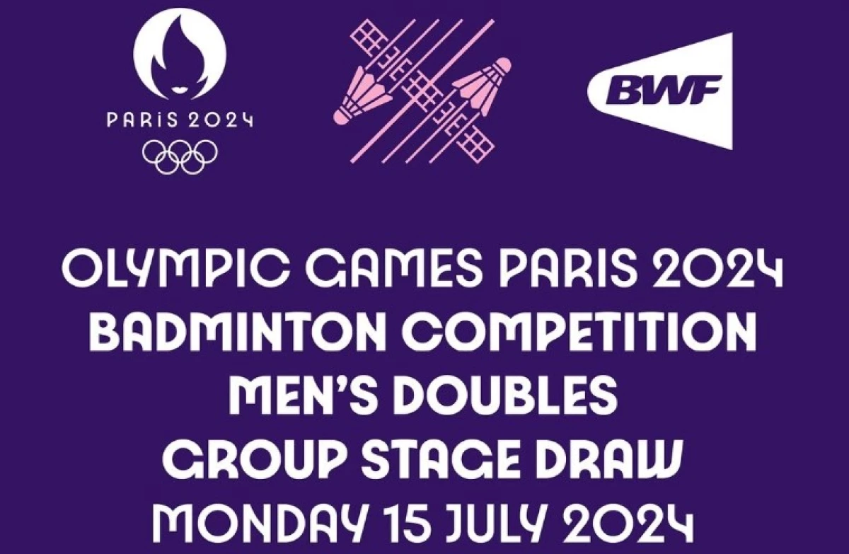Corvee/Labar Resmi Masuk List, Drawing Sektor Ganda Putra untuk Olimpiade Paris 2024 akan Dilanjut Hari Ini