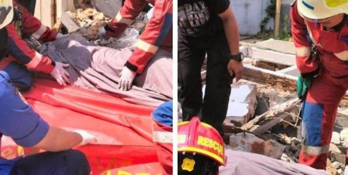Pekerja Tertimpa Tembok Roboh di Kramatjati, Ucapkan Syahadat Saat Dievakuasi