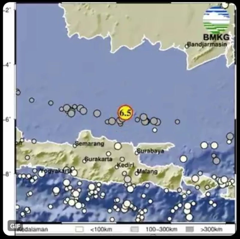 Gempa Bumi di Atas Magnitudo 5.0 Mengguncang Beberapa WIlayah di Indonesia dalam Sepekan Terakhir