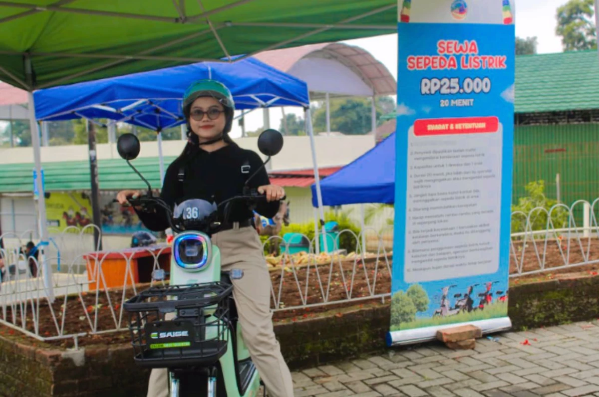 Berkeliling di Wisata D’Castello Pakai Sepeda Listrik ini Harga Sewanya