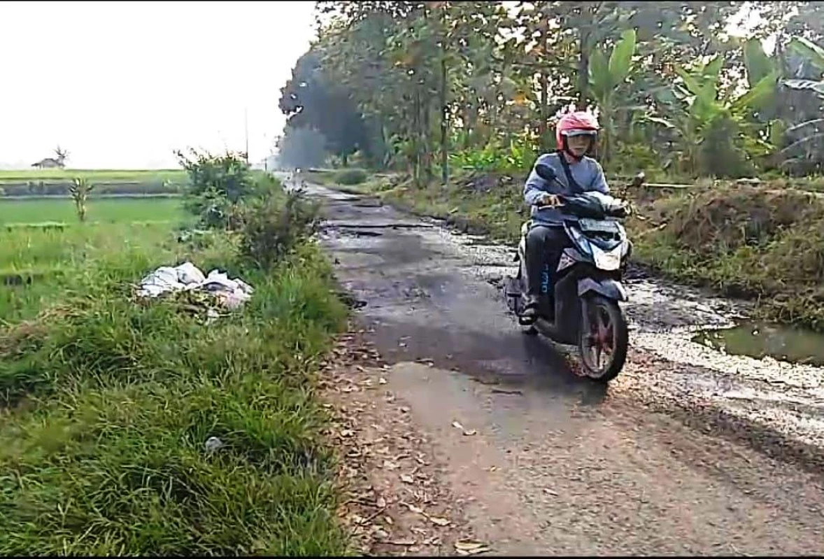 Warga Keluhkan Jalan Rusak Penghubung Kecamatan, Minta Dinas PUPR Subang Segera Perbaiki