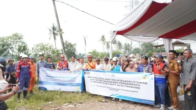 Momentum Hari Lahir Pancasila : PLN Lakukan Edukasi Keselamatan Ketenagalistrikan di Sekitar Jalur Transmisi