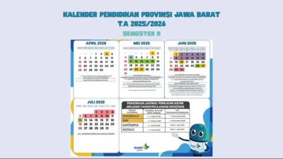 Ini Jadwal Libur Sekolah Akhir Semester II TA 2025/2026 di Jawa Barat