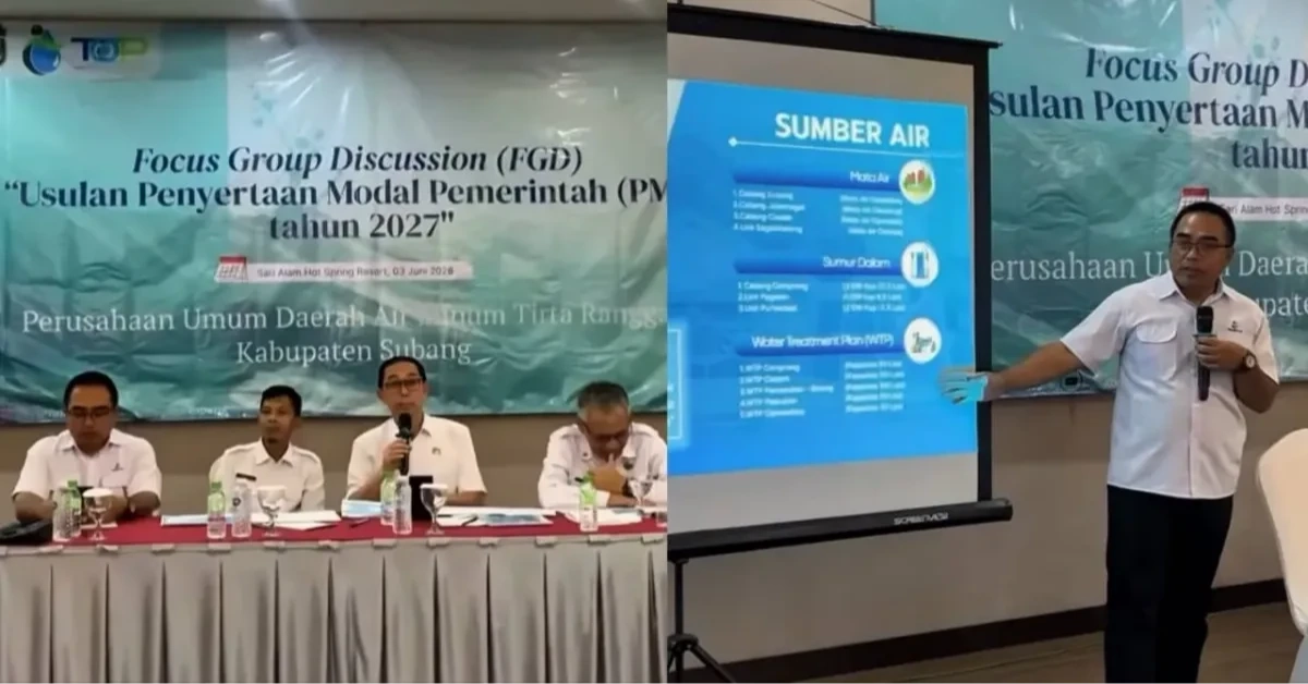Perumda Tirta Rangga Subang Matangkan Usulan PMP 2027 Lewat FGD, Kinerja Keuangan Terus Tumbuh Positif