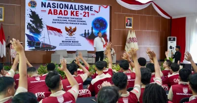 Jadi Pembicara di Diklat Pratama DPP GMPK, Menteri Nusron Wahid: Nasionalisme Menjadikan Bangsa yang Kuat