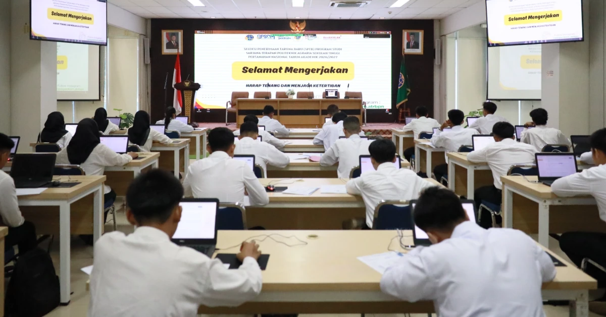 Seleksi Penerimaan Taruna Baru Politeknik Agraria STPN 2026 Diikuti 2.114 Peserta, Siapkan SDM Unggul Pertanahan