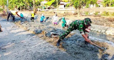 Warga Desa Cigugur Kaler Kompak Rawat Irigasi Demi Ketahanan Pangan