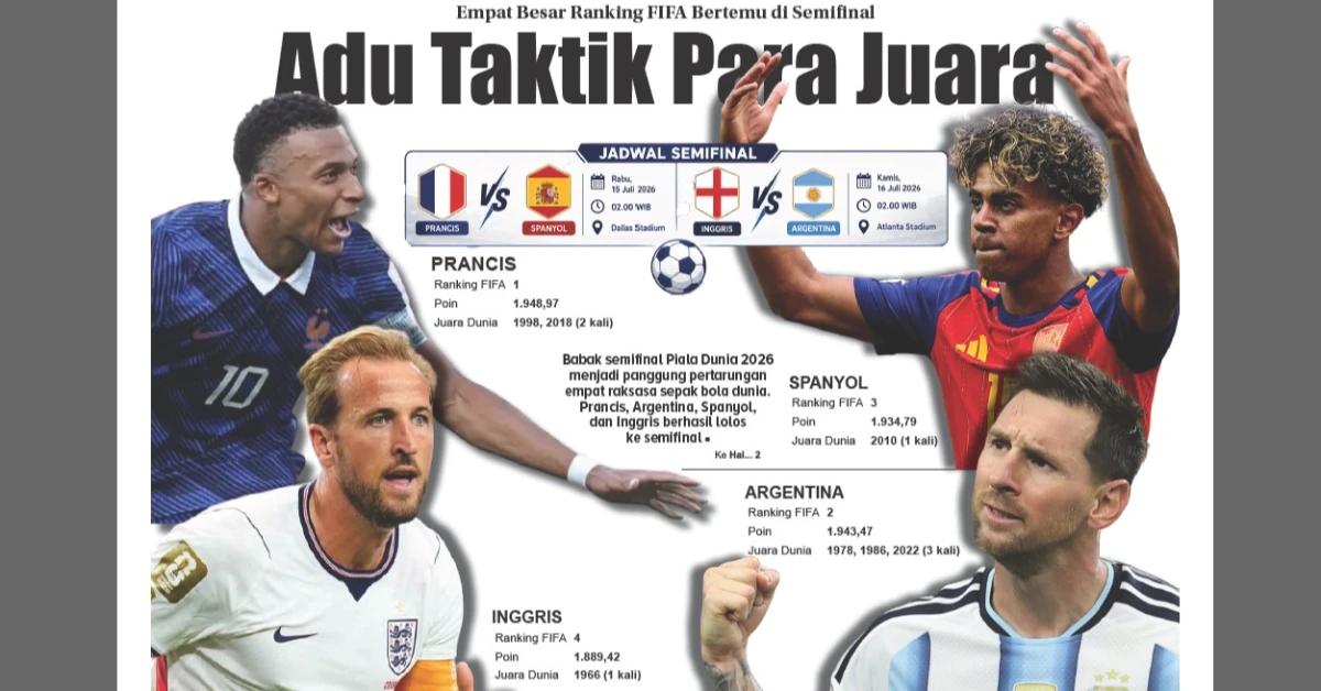 Adu Taktik Para Juara Berebut Tiket Final Piala Dunia 2026