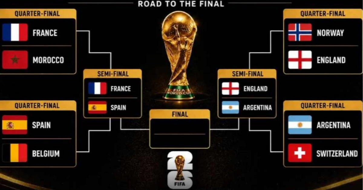 Jadwal Semifinal Piala Dunia 2026: Prancis vs Spanyol, Inggris vs Argentina