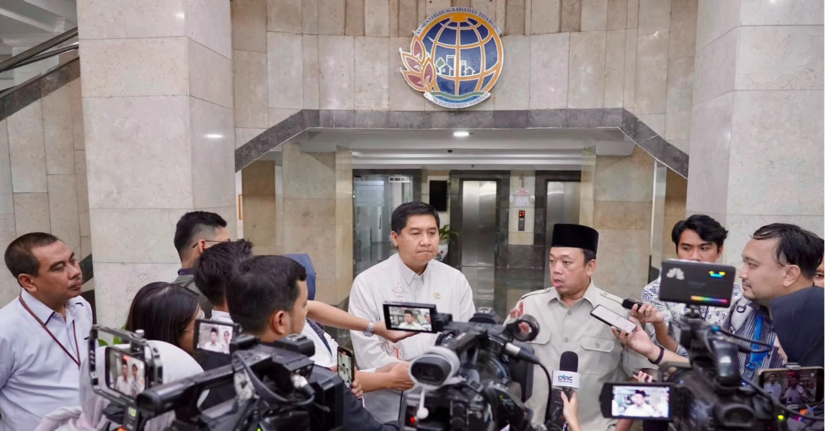 Menteri Agraria dan Tata Ruang/Kepala BPN dan Menteri PKP Sepakati Program Sertipikasi Gratis bagi Masyarakat Berpenghasilan Rendah
