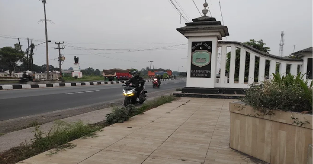 Perbatasan Subang-Karawang, Gerbang Strategis Jalur Pantura yang Jadi Penghubung Dua Kabupaten