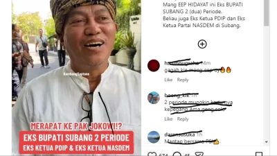 Dari Lawan Politik Jadi “G1 Indonesia” Mantan Bupati Subang Datangi Jokowi, Bawa Pesan Tak Terduga