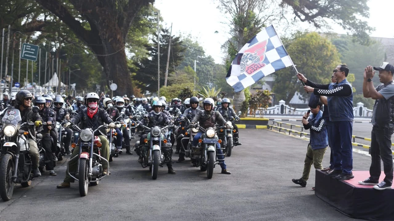 Start dari Subang, 300 Rider Royal Enfield Promosikan Potensi Wisata Jawa Barat