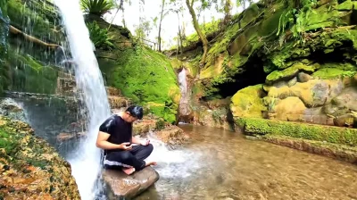 Viral Curug Nangsi Subang: Air Terjun Plus Kolam Air Hangat, Tiketnya Cuma Segini