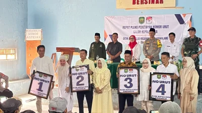 Dapat Nomor 1, Calon Kepala Desa Cimanglid Nana Supriatna, Ingin Bangun Desa Bersama Masyarakat