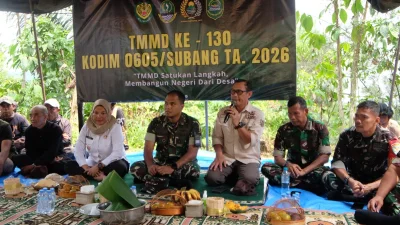 Botram Bersama Warga, TMMD ke-130 di Cupunagara Perkuat Kemanunggalan TNI-Rakyat