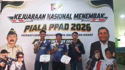 Atlet Menembak Perbakin Purwakarta Raih Emas di Kejurnas Pistol dan Senapan Angin Dewasa 2026