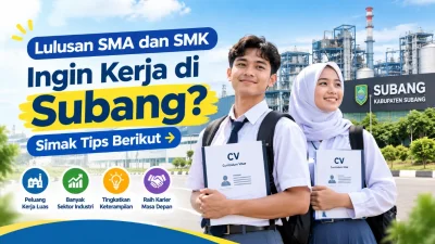 Lulusan SMA dan SMK Ingin Kerja di Subang? Simak Tips Berikut