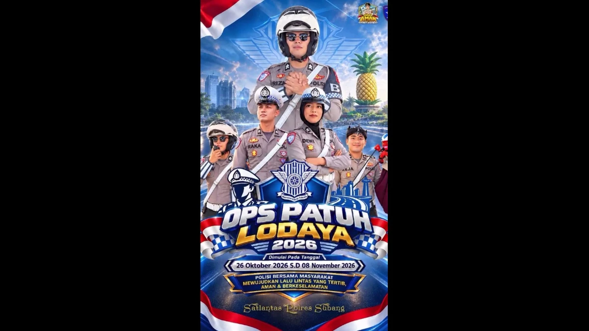 Satlantas Polres Subang Gelar Operasi Patuh Lodaya 2026, Catat Tanggalnya!